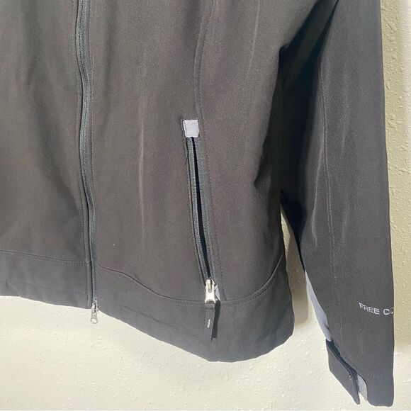 Free Country Soft Shell Fleece Lined Hooded Jacket In Black Women's Size XL - Picture 13 of 16